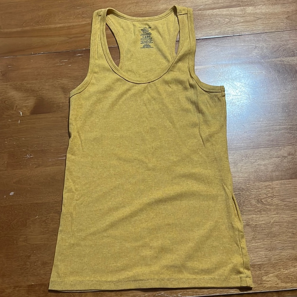 Tank Top in Mustard Yellow